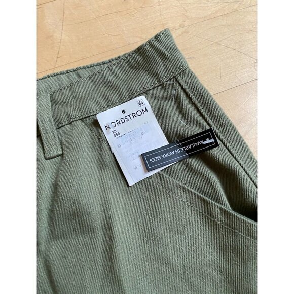 BP + Wildfang BNWT Green Jeans Sz 28 Plus Size New - Picture 5 of 8